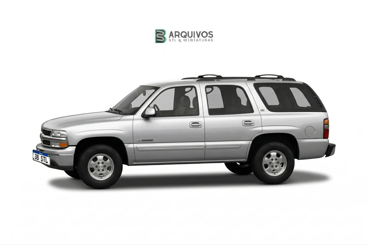 Modelo 3D STL - Chevrolet Tahoe LS 2002 — foto 5